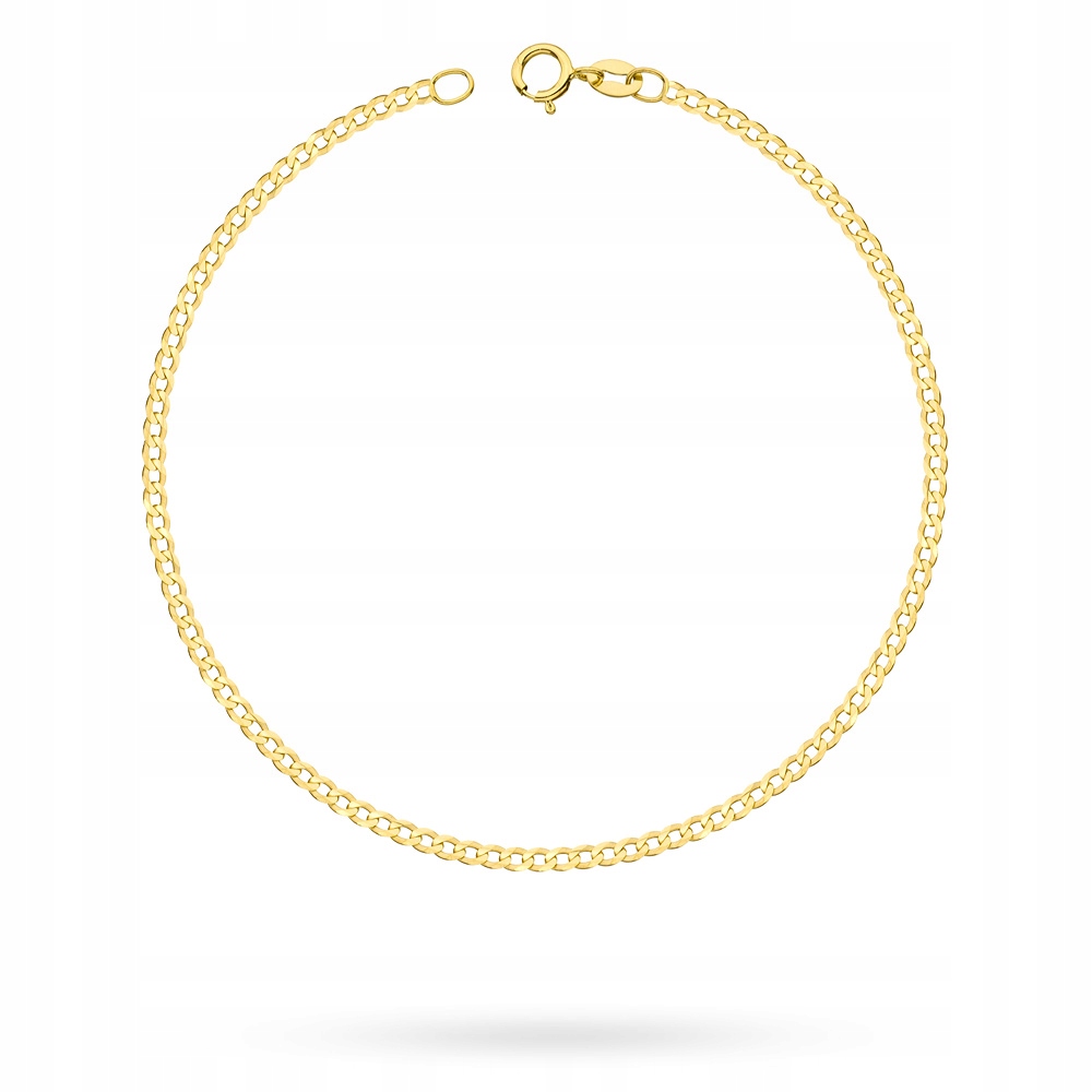 Zlatý pánský náramek pr. 585 14k Klasický Pletený Pancíř 21cm Krabička