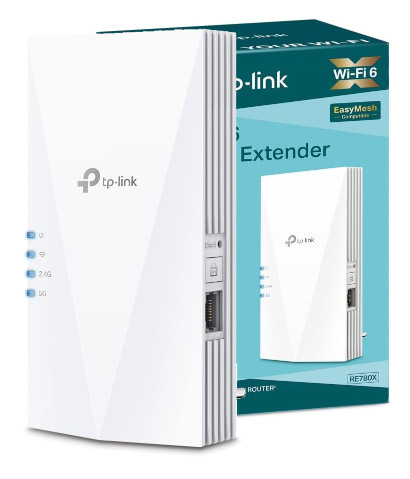 Zesilovač Tp-link RE780X Wi-fi 6 AX3000 Easymesh Gigabitový 2.4/5 Ghz