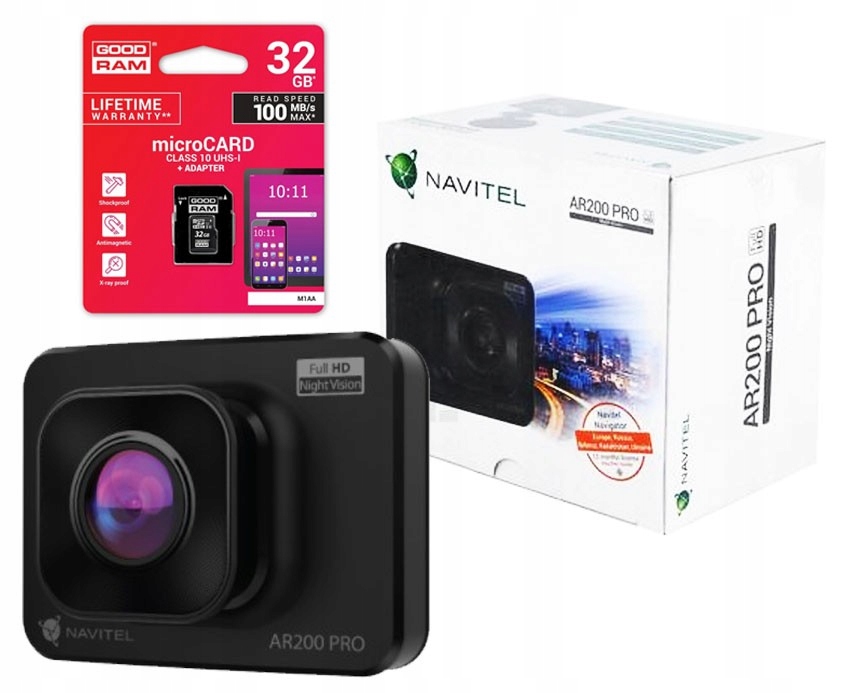 

Rejestrator Kamera Navitel AR200 Pro Nv+karta