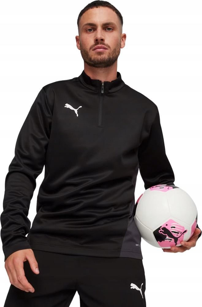 Pánská Mikina Puma Teamgoal Training 1/4 Zip Top Černá 658629 03 vel M