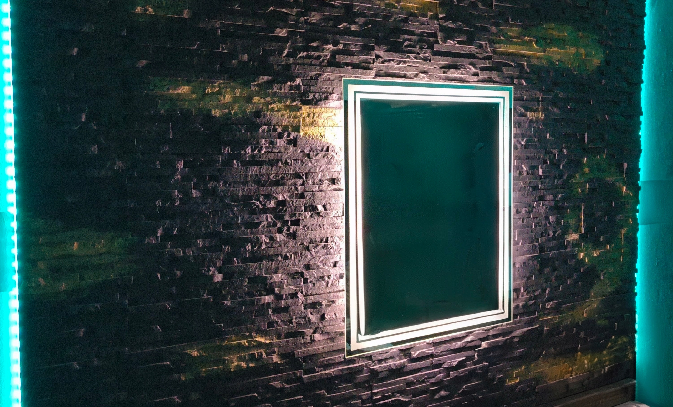 Led zrkadlo 90x100 cm Na dotyk Nástenné Kúpeľňa, Chodba, Kancelária