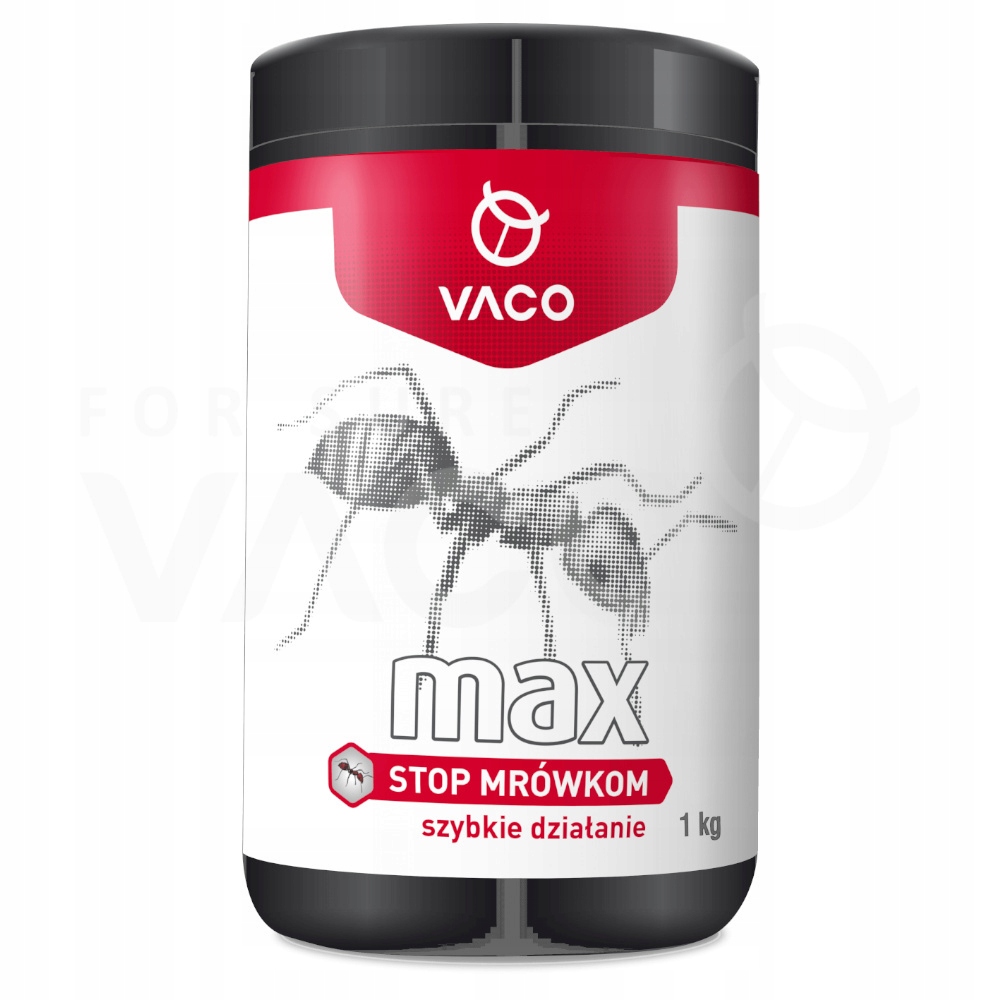 

Proszek na Mrówki Vaco Max 1 kg Likwiduje Gniazda
