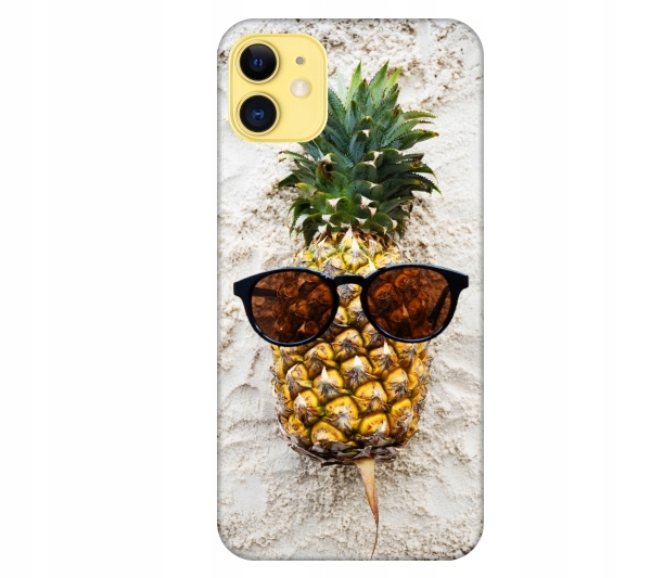 

Etui pokrowiec do iPhone 11 Ananas w okularach lat