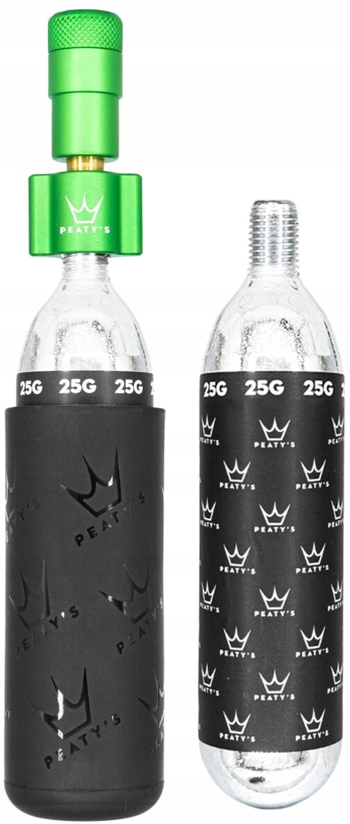 CO2 pumpa Peaty's Holeshot Mtb 2x25g matte emerald