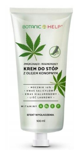 

Botanic Help 100 ml krem do stóp z olejem konopnym