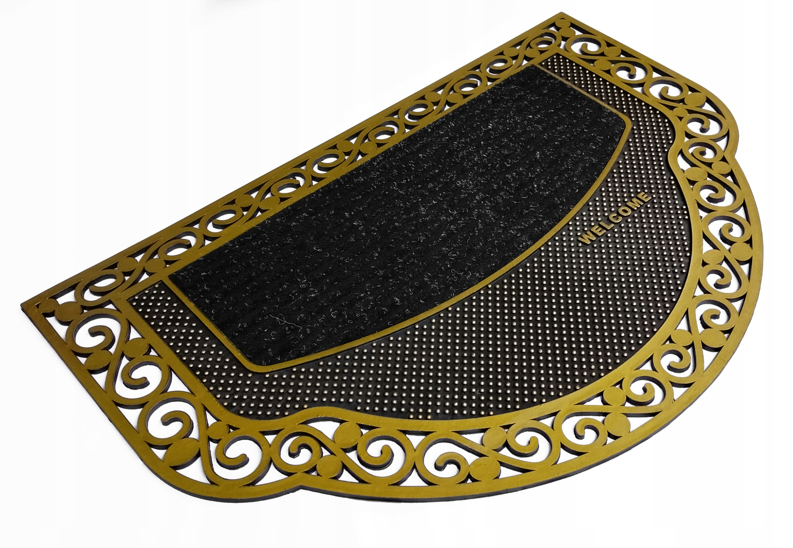 WYCIERACZKA WEJŚCIOWA ZEWNĘTRZNA MASYWNA ZŁOTA POD DRZWI DO BUTÓW STYLOWA EAN (GTIN) 3830042431275