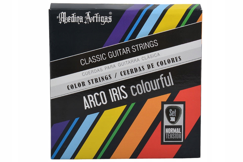 Struny do gitary klasycznej 3/4 markowe kolorowe