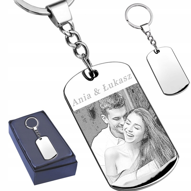 

Brelok ze zdjęciem prezent dla Taty Dzień Ojca