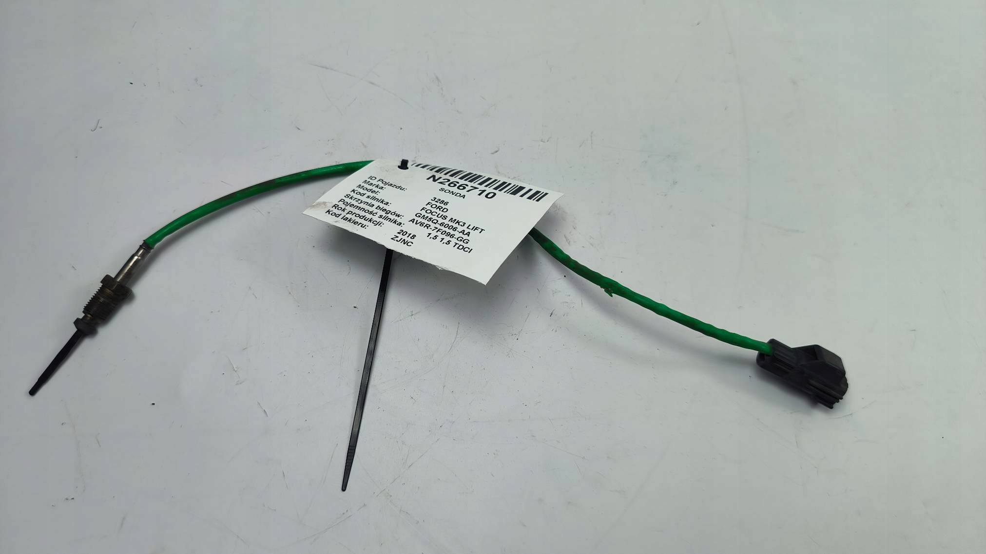 Sensor TEMPERATURY Gase F1F1-12B591-CB FORD FOCUS MK3 LIFT