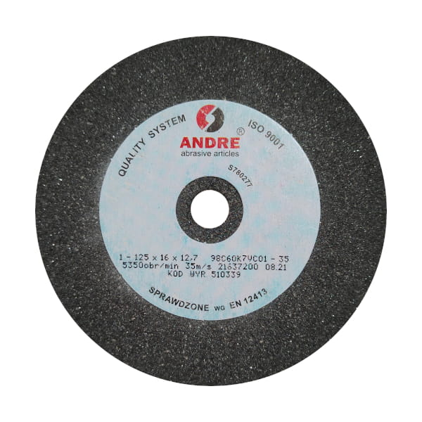 

Ściernica Płaska Andre 125x16x12,7 98C 60 Czarna