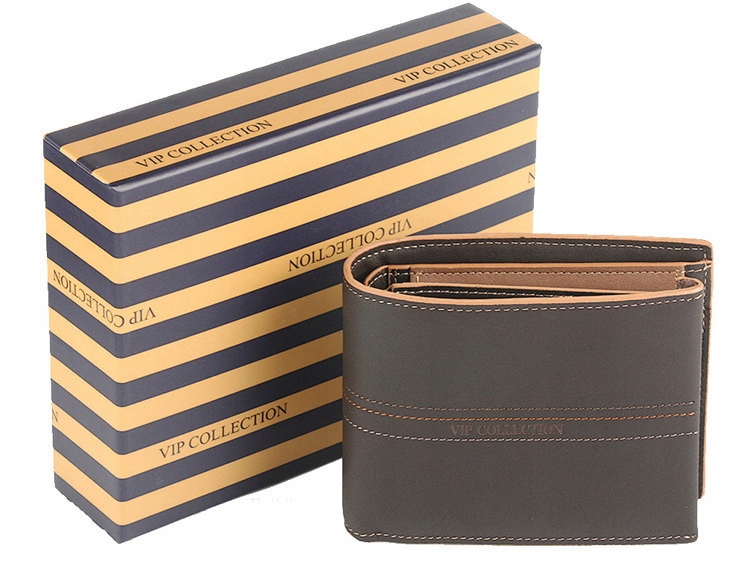 Pánská Peněženka Z Přírodní Kůže, Pojme Karty Sim