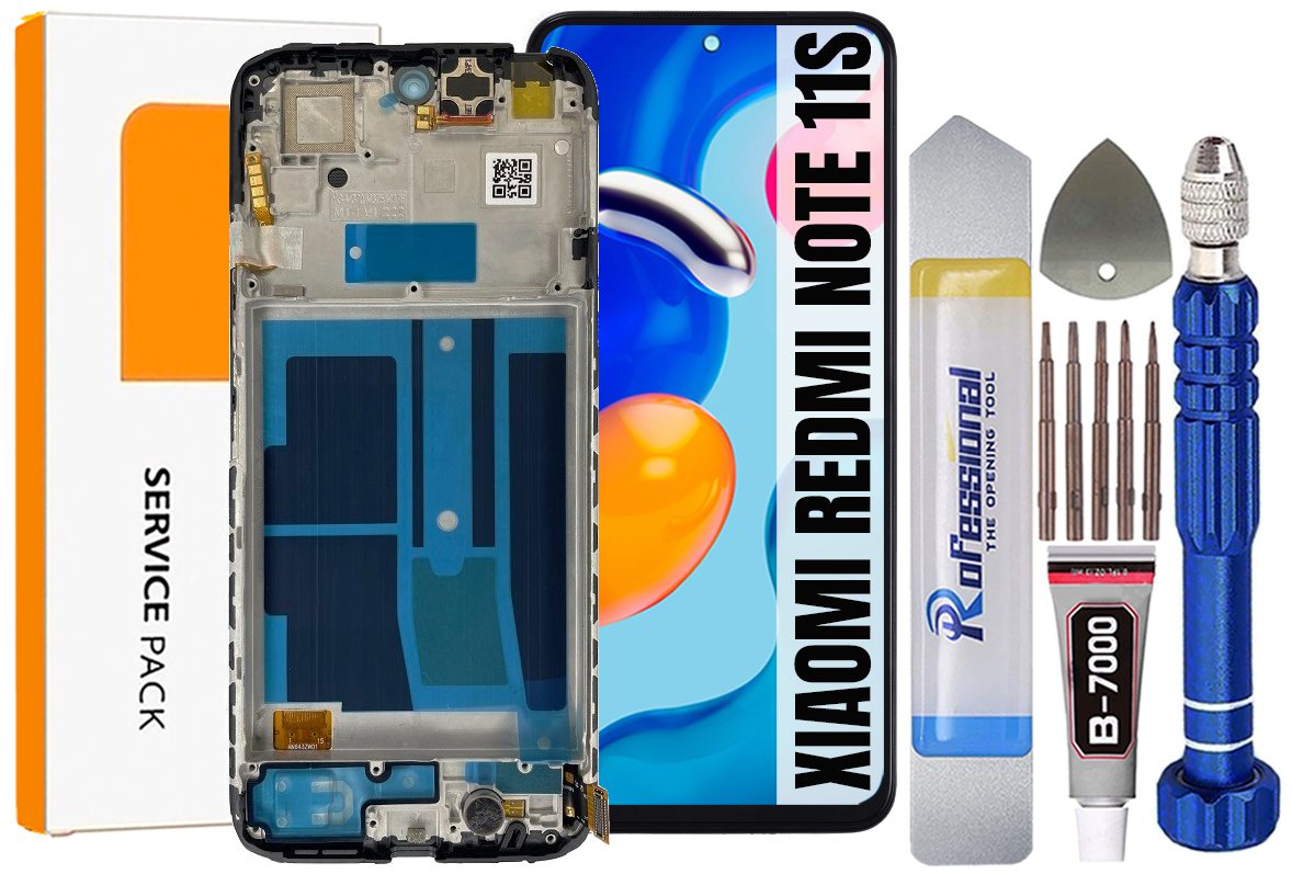 Displej Pro Xiaomi Redmi Note 11S Originál Oem Obrazovka Rámeček