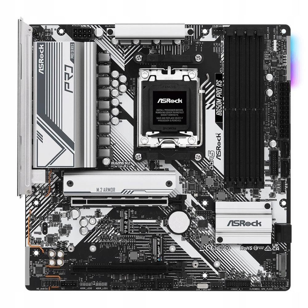 Płyta Asrock B650M Pro Rsamd B650 DDR5 AM5 mATX