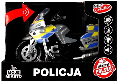 MOTOCYKL POLICJA MOJE MIASTO