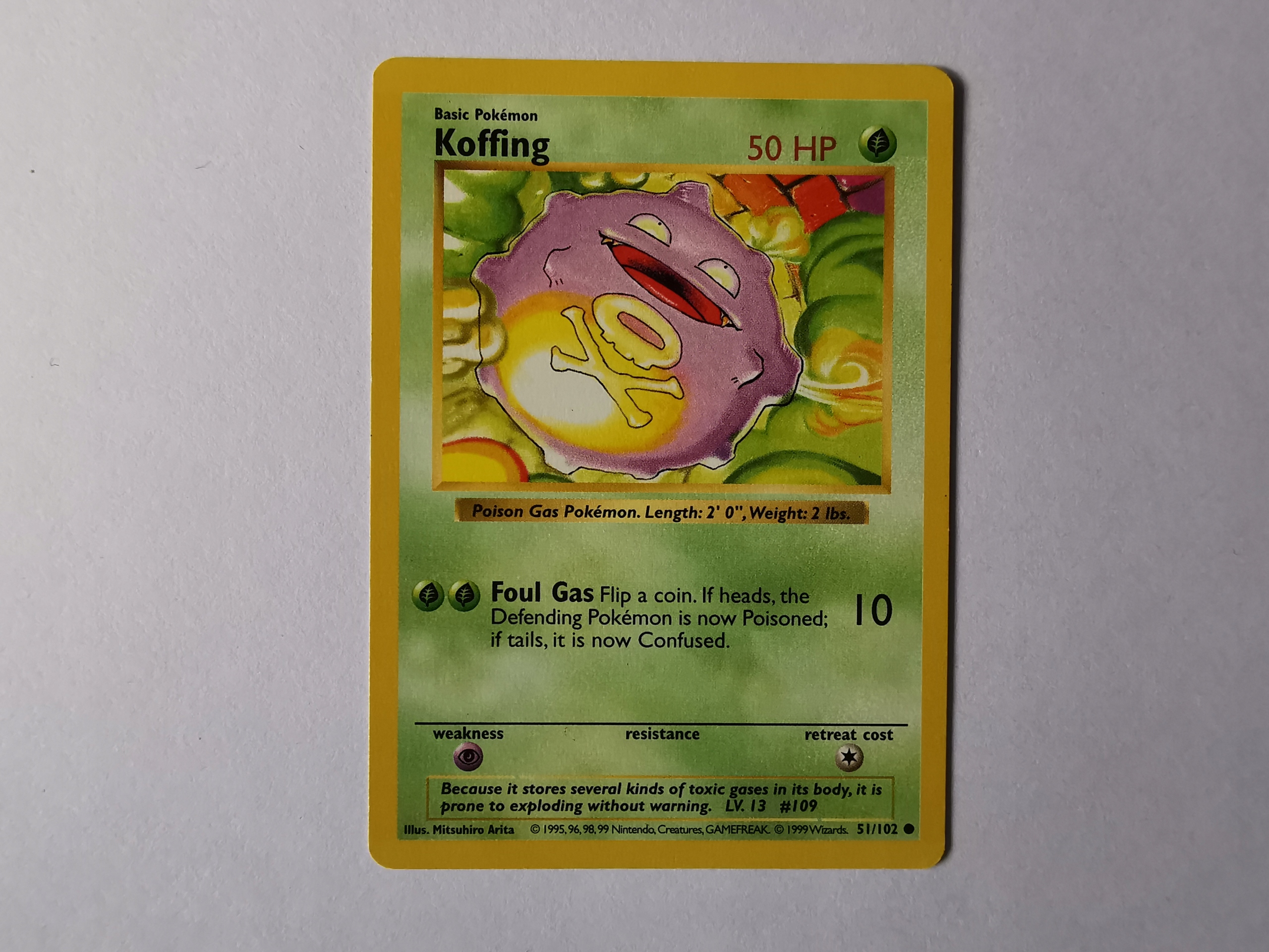 Koffing Shadowless - 1999 - 51/102