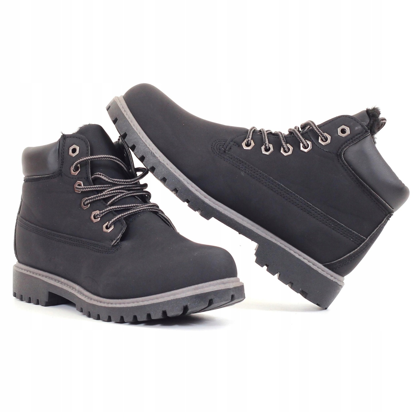 BUTY ZIMOWE BOTKI TRAPERY OCIEPLANE DAMSKIE Rozmiar 39