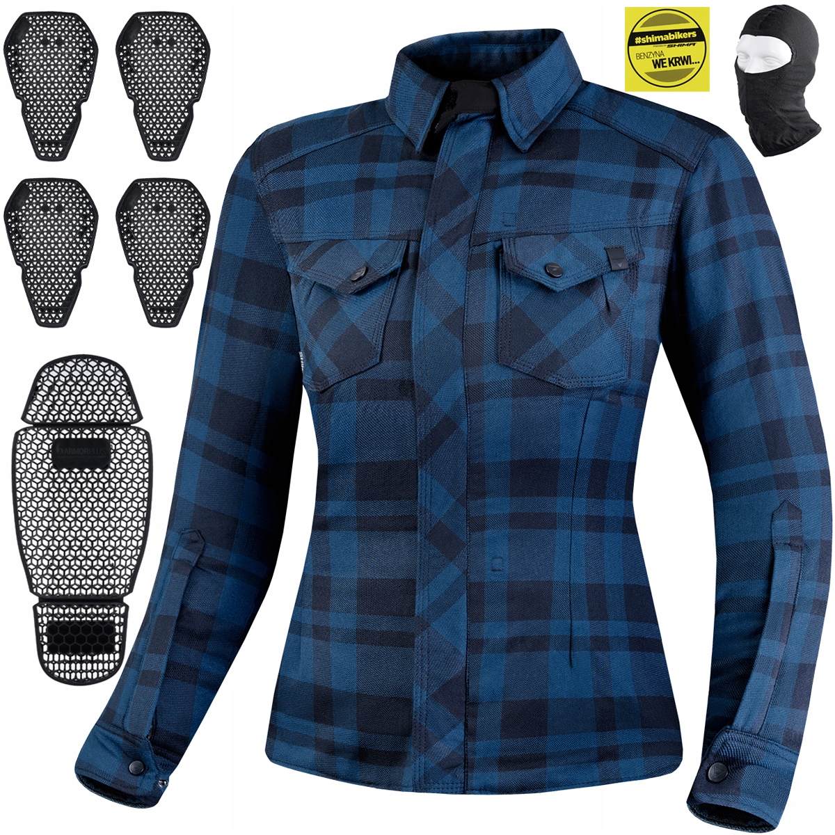 Motocyklová Košeľa Shima Renegade 2 Dámska Bunda Na Ochranu Darček