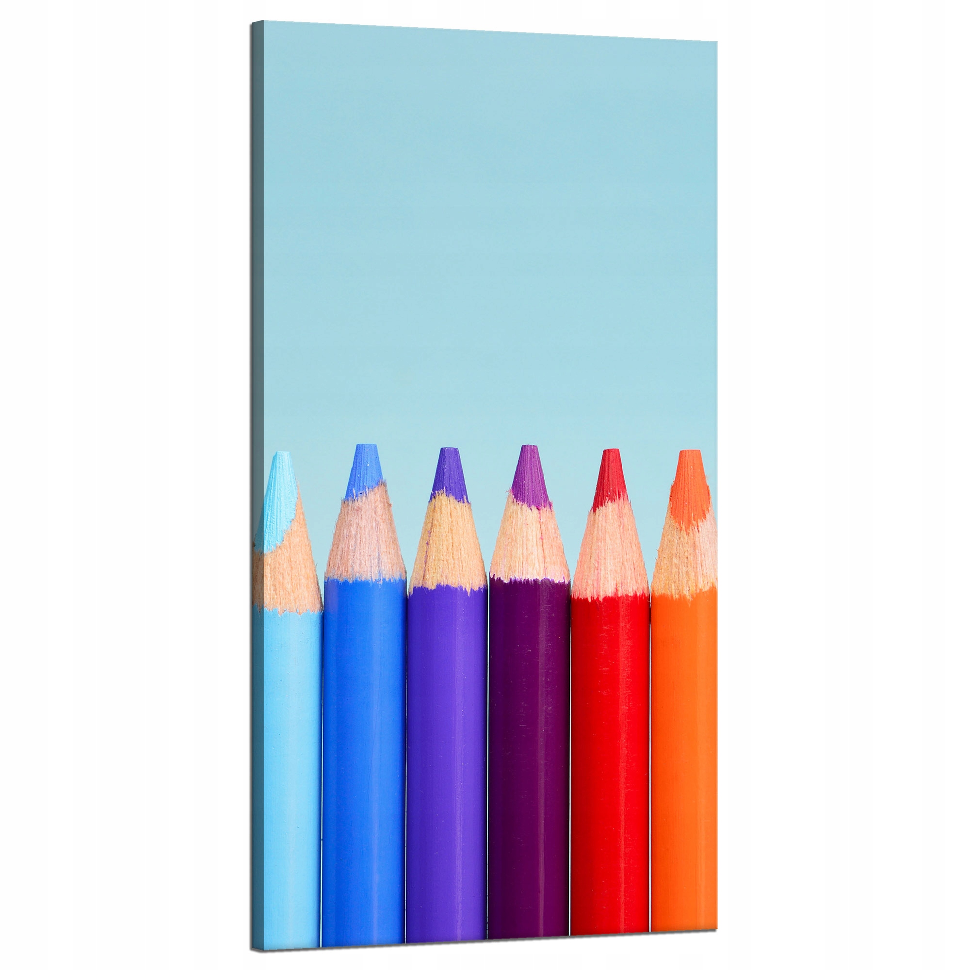 Obraz na plátně Duhové Pastelky 60x120