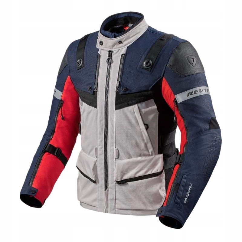 Motocyklová bunda Revit Defender 3 Gtx Red/blue červená modrá