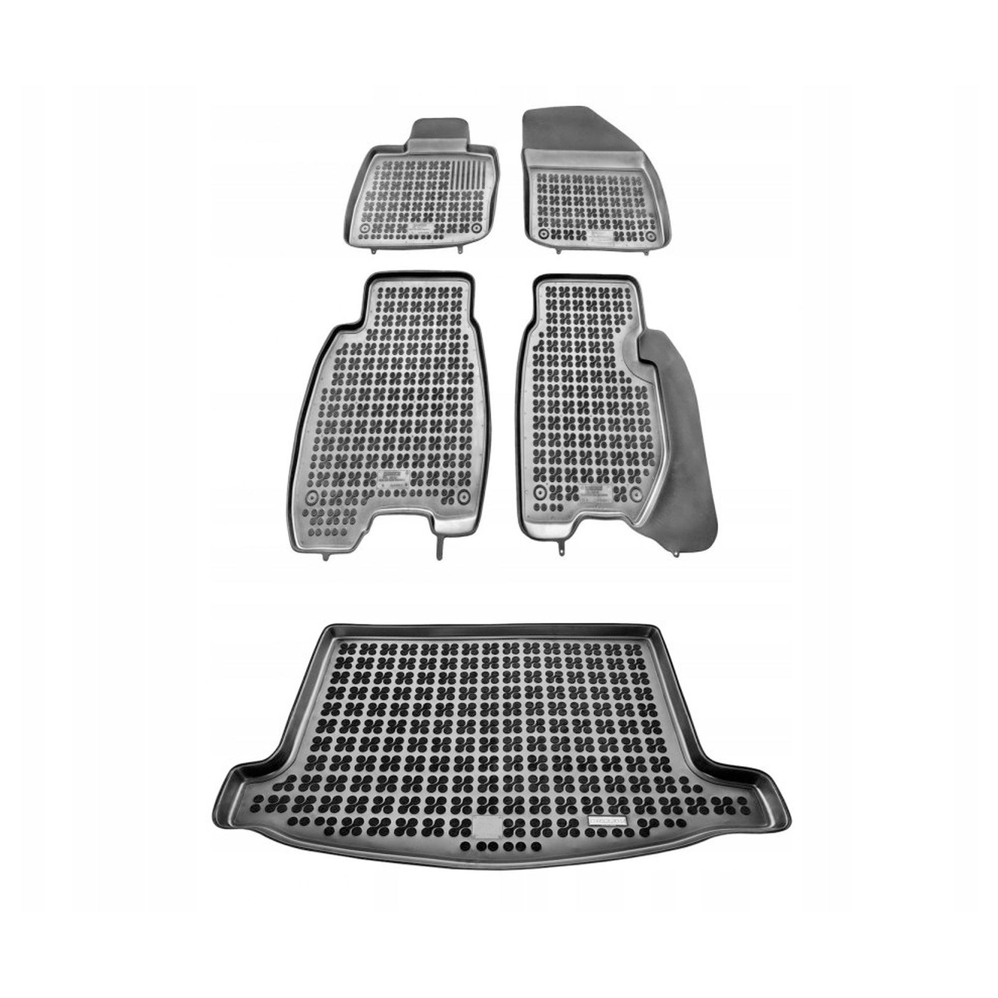 Gumová sada koberců a rohožek Honda Civic VIII 2006-2011 Hatchback pro 3 osoby
