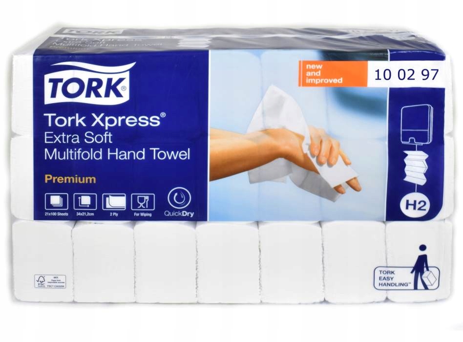 

Ręcznik Zz Tork Premium 100297 H2 Biały