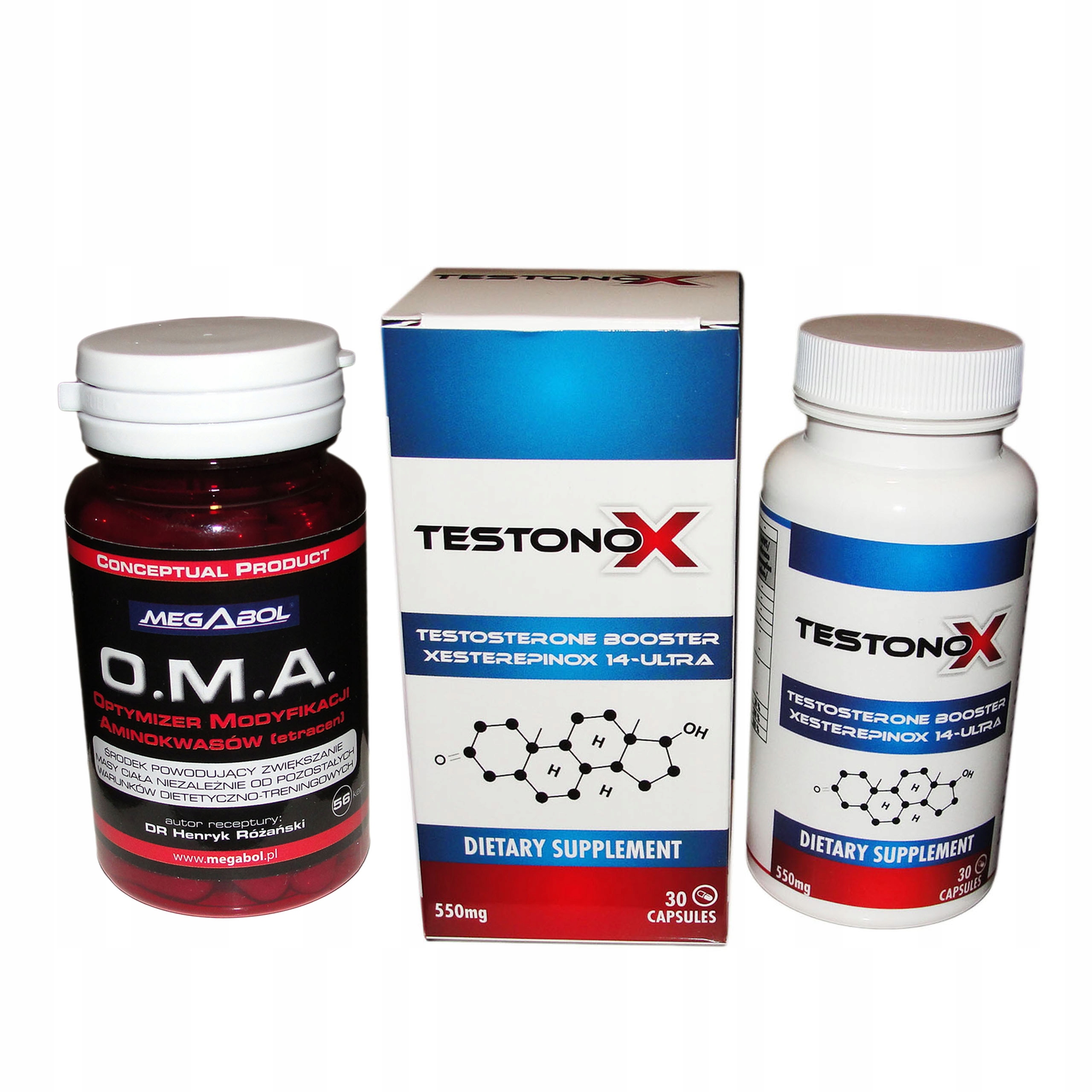 Testonox Oma svalová hmota Testosteron