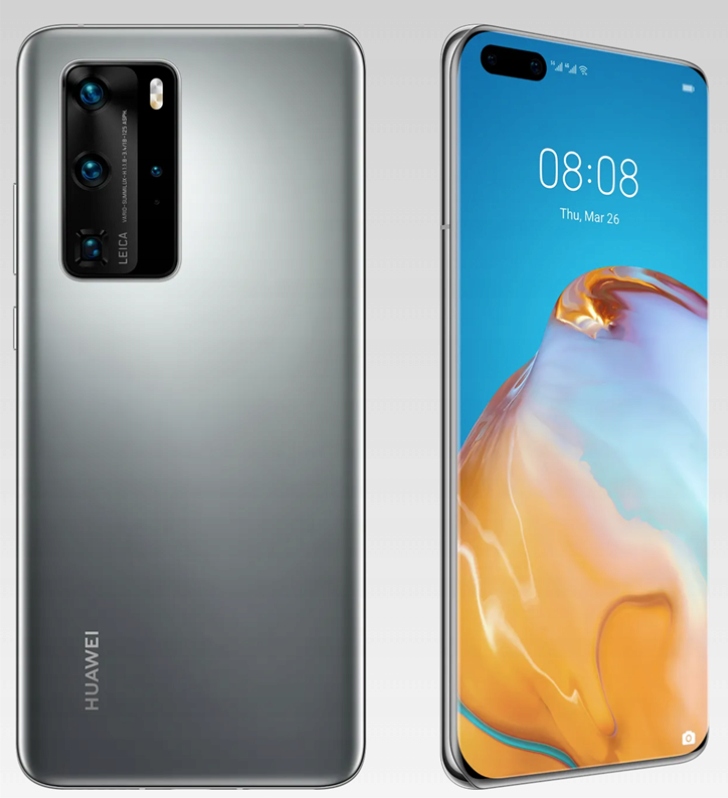 Smartfon Huawei P40 Pro 8 GB / 256 GB srebrny NOWY 23%VAT Kod producenta P40Prosilver