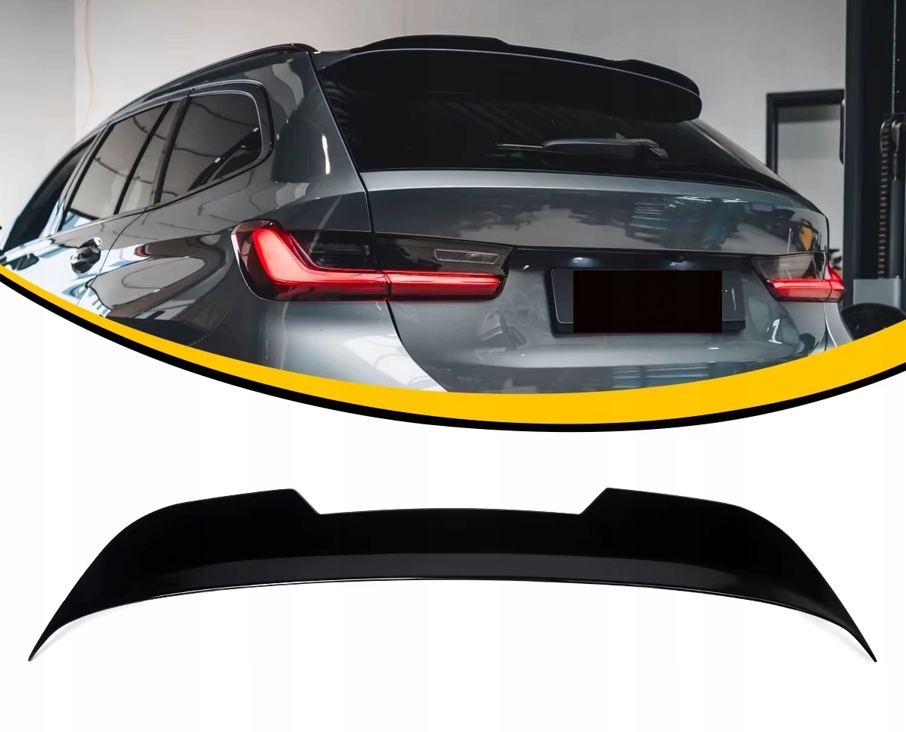 Spoilerová Klapka Střešního Nosiče Pro Bmw G21, Černá Lesklá Barva