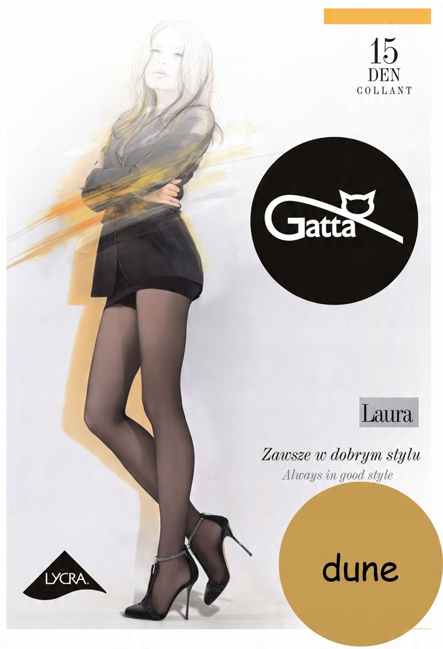 

Gatta rajstopy Laura 15 den Lycra dune 2 S