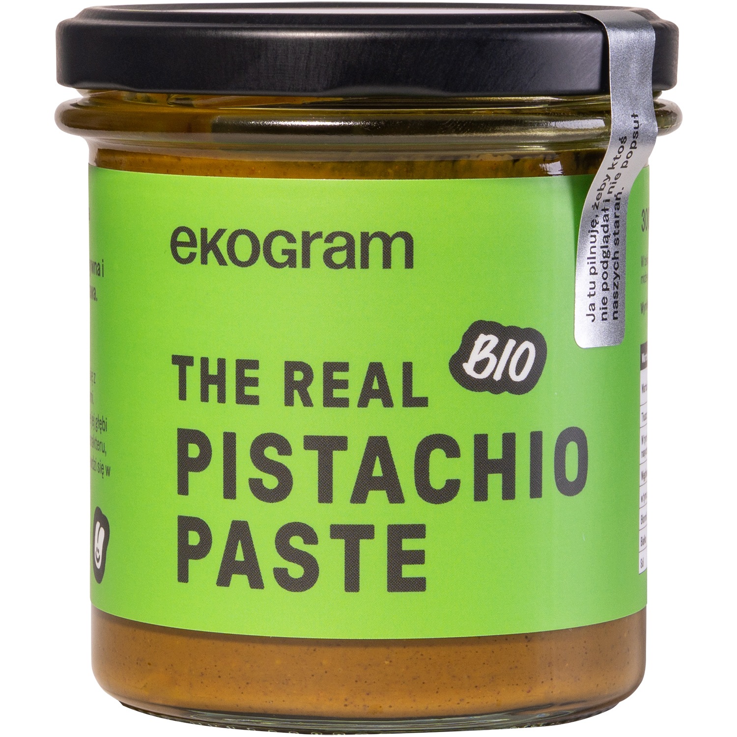 Pasta Pistacjowa 100% 300g Bio Naturalna Ekologiczna Pistacje Słoik Ekogram