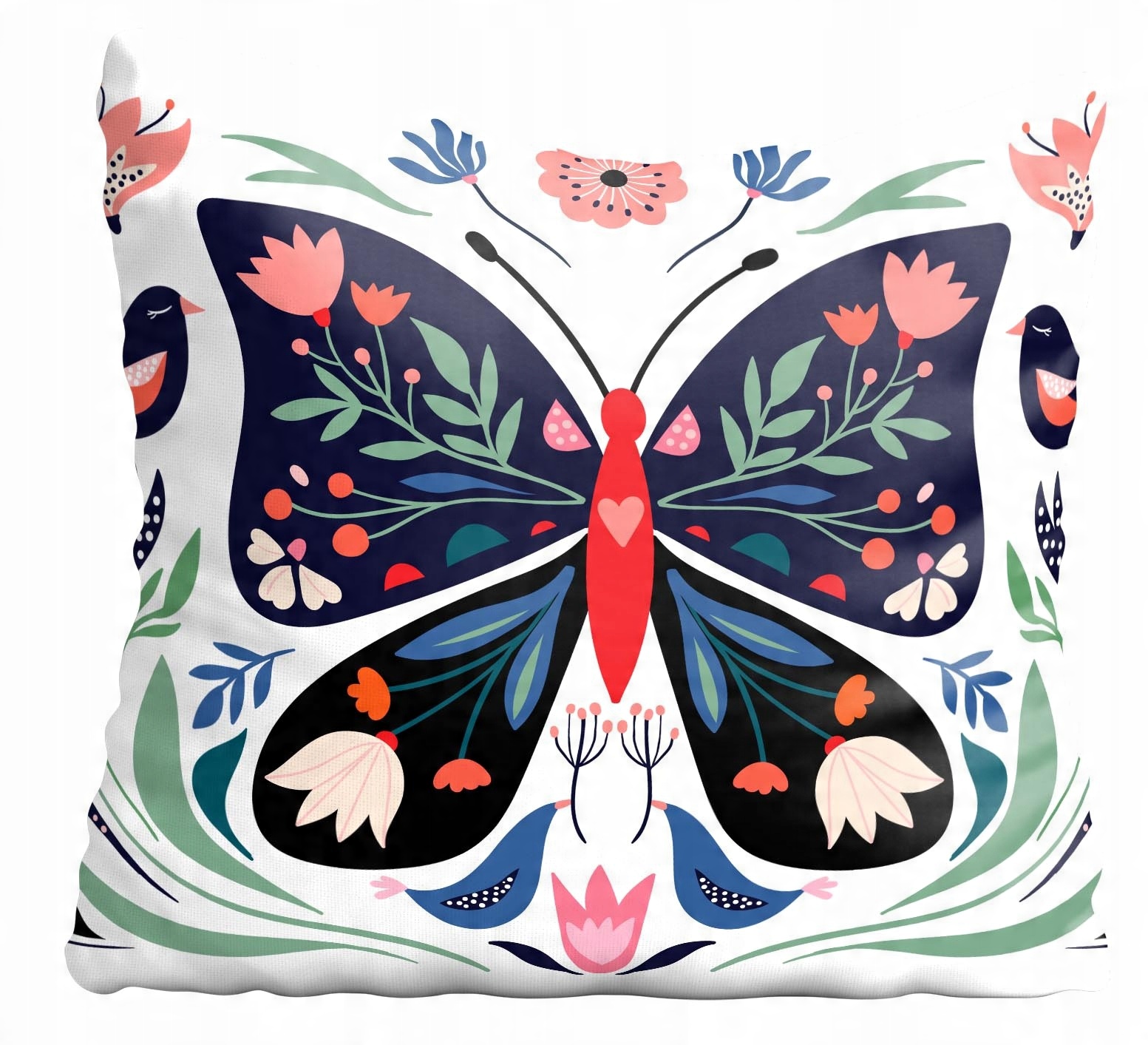 

Poszewka na poduszkę motyl 30x30cm 1611