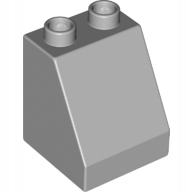 

Ts Nowe Lego Duplo klocek Daszek Skos 2x2 j.szary