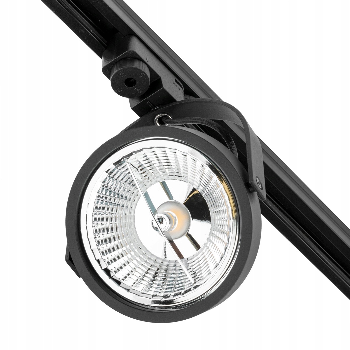 Zestaw Szynoprzewód 1m + 2x Lampa Reflektor GU10 Długość 1 m