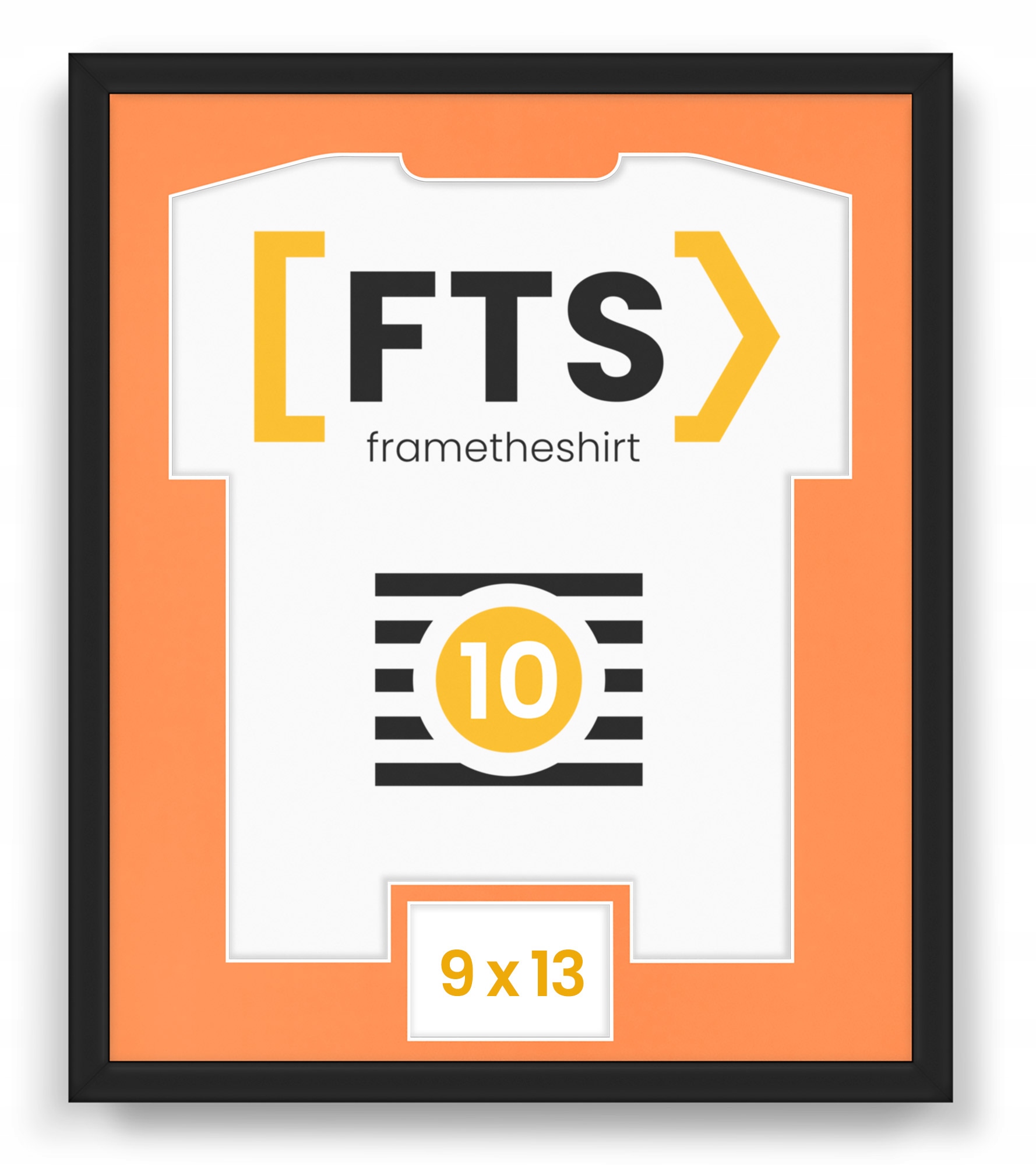 Rámeček na sportovní tričko s oknem suvenýr s autogramem