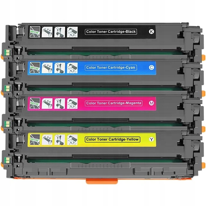 4x Toner Do Hp LaserJet Pro 200 Color Mfp M276n CB540A CF210X CE320A