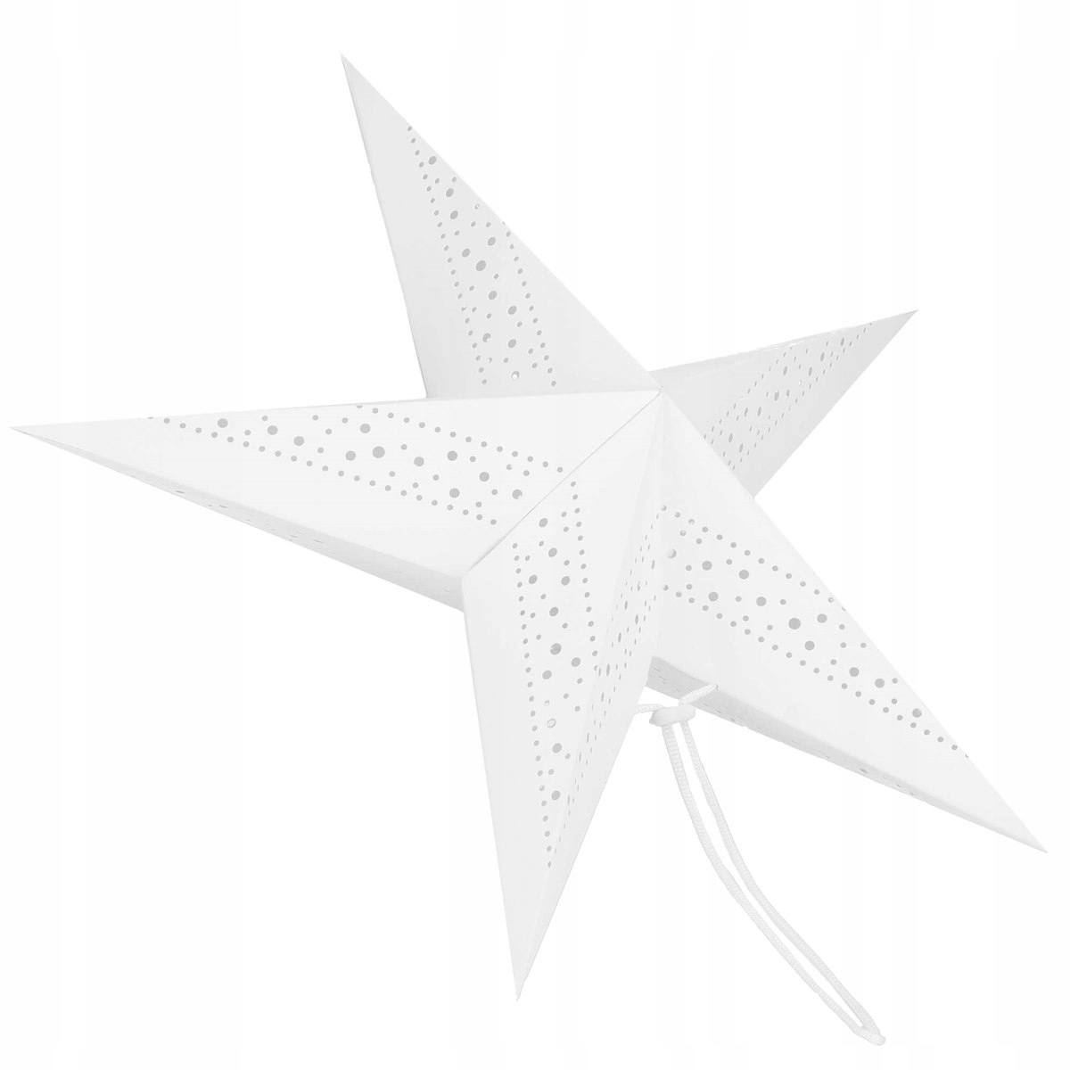 GWIAZDA PAPIEROWA ŚWIĄTECZNA WITRAŻ BIAŁA 3d 60cm Rodzaj inny