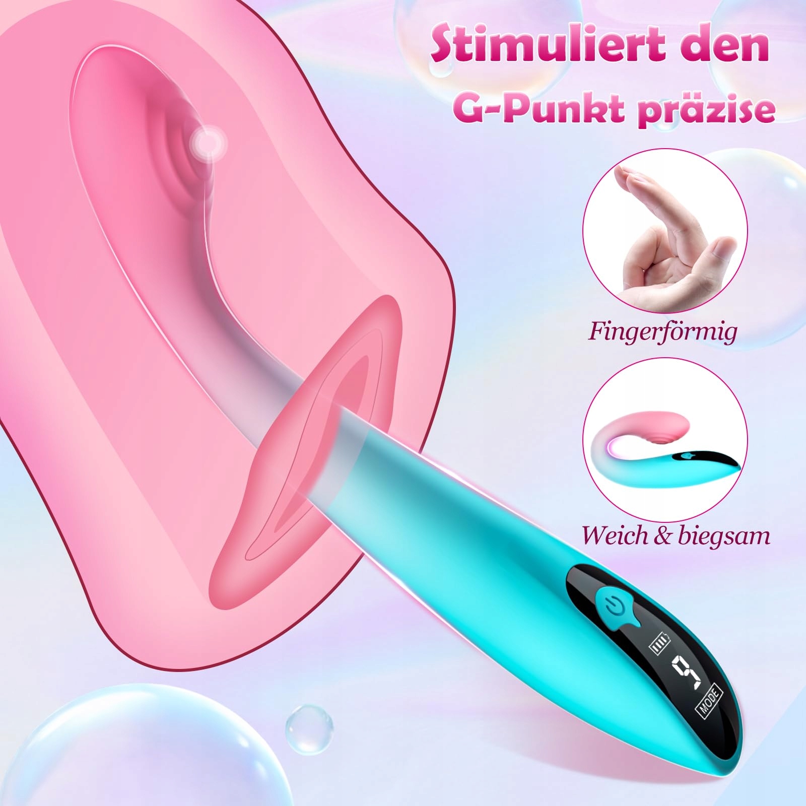 FRAUEN Wibrator Dla Kobiet I Par Z 9 Trybami Wibracji Cichy Stymulator — miniatura 2