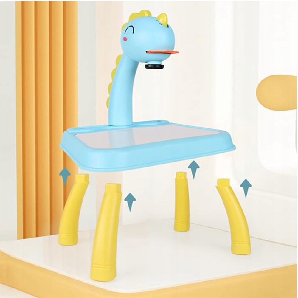 PROJEKTOR RZUTNIK STOLIK STÓŁ DO RYSOWANIA DZIECI PREZENT NIEBIESKI JELEŃ Minimalny wiek dziecka 3