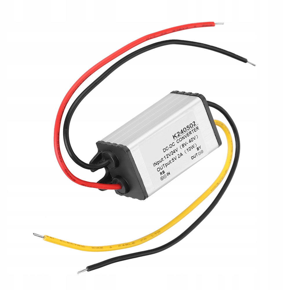 DC-DC 12V/24V DO 5V 2A PRZETWORNICA STEP DOWN OBNIŻAJĄCA NAPIĘCIE Kod producenta GS09368