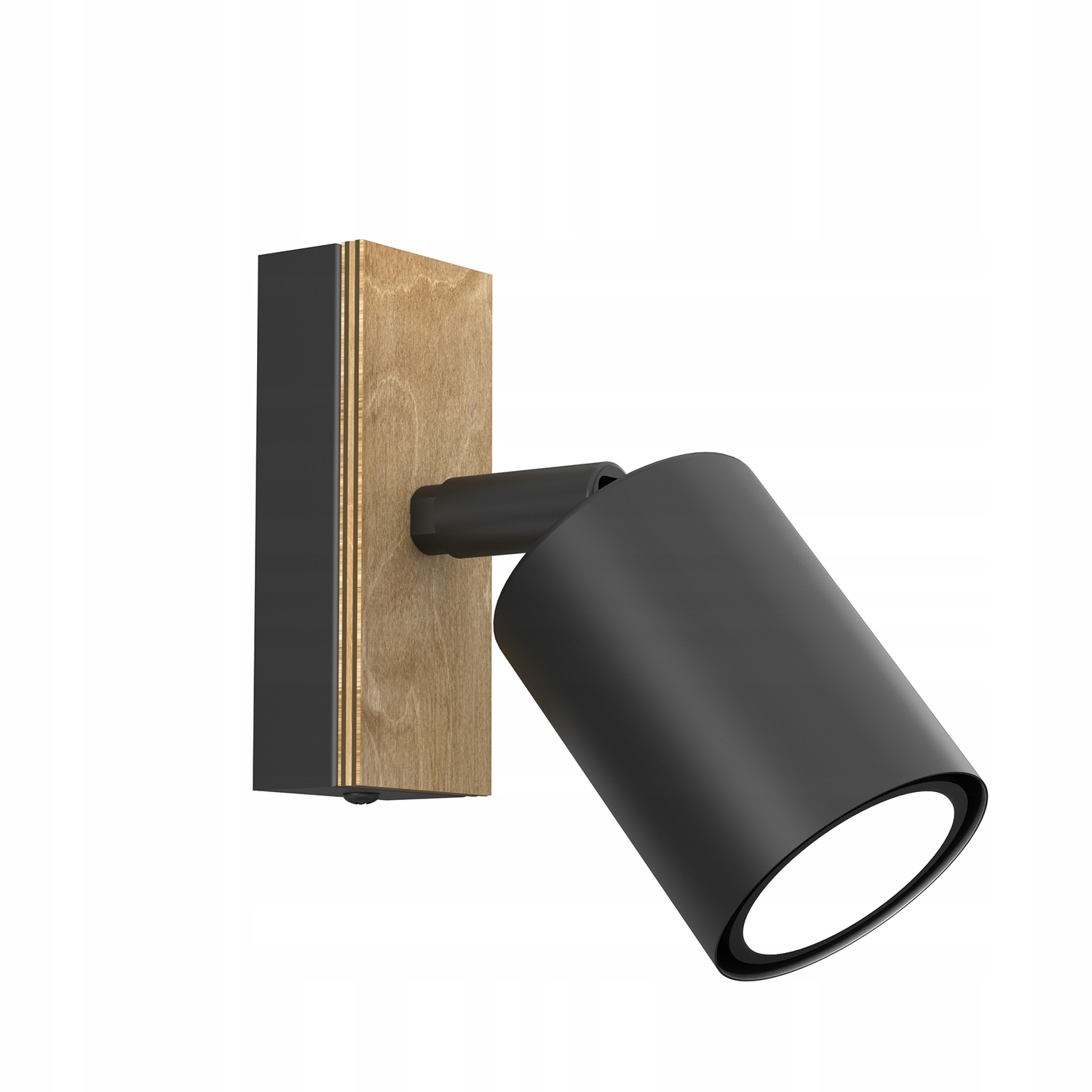 Spot Tulon Black/Natural Wood 1Xgu10