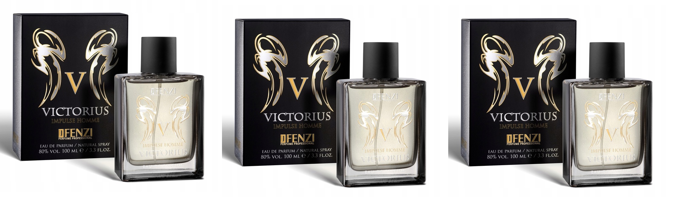JFenzi Victorius Impulse Homme 3x100 ml pánská parfémovaná voda