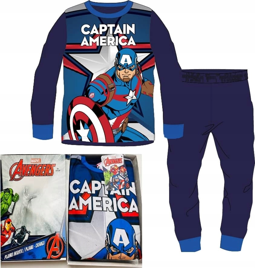 

Piżama chłopięca Avengers Kapitan polar 104 cm