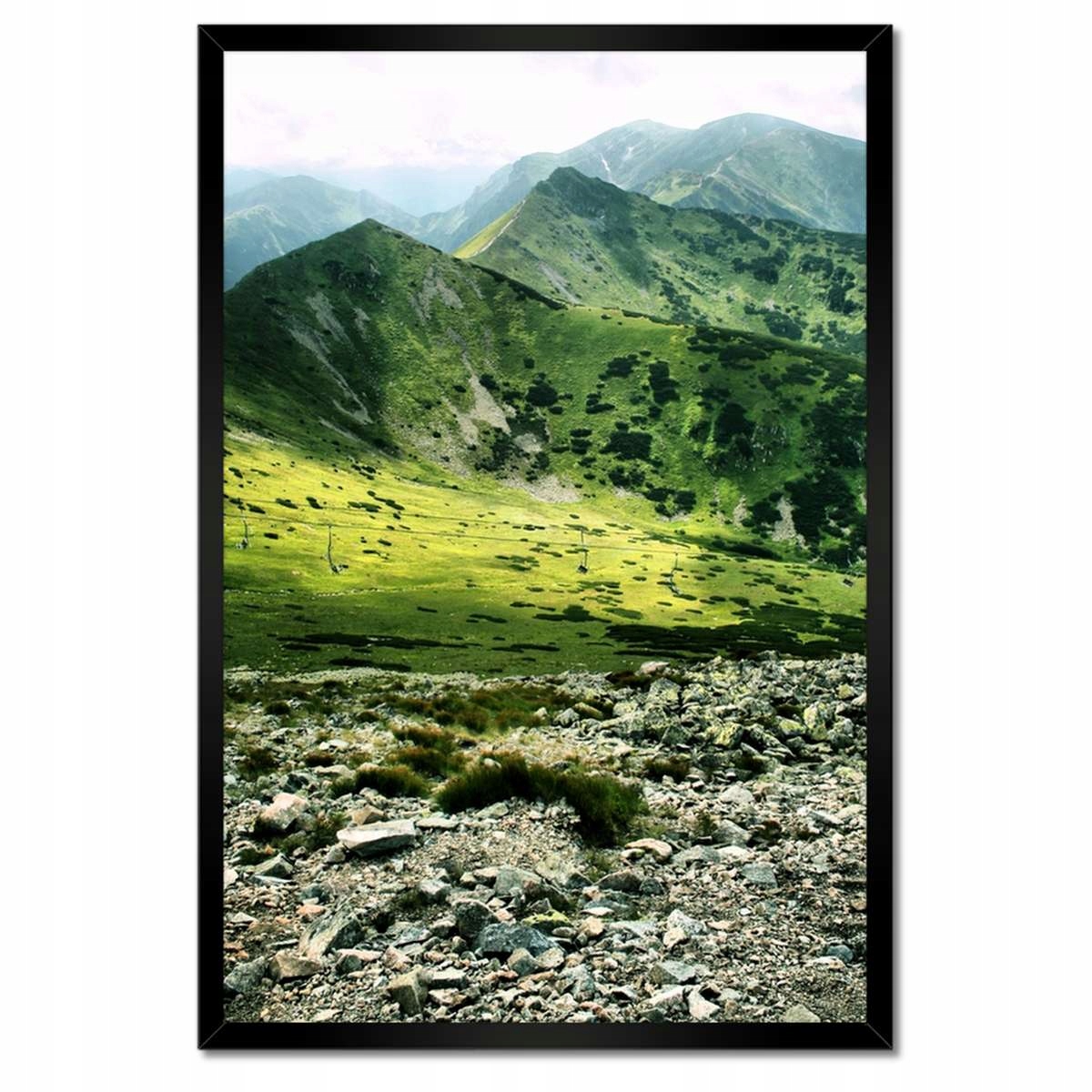Plakáty v rámu 40x60 Tatry Polské hory Pohled