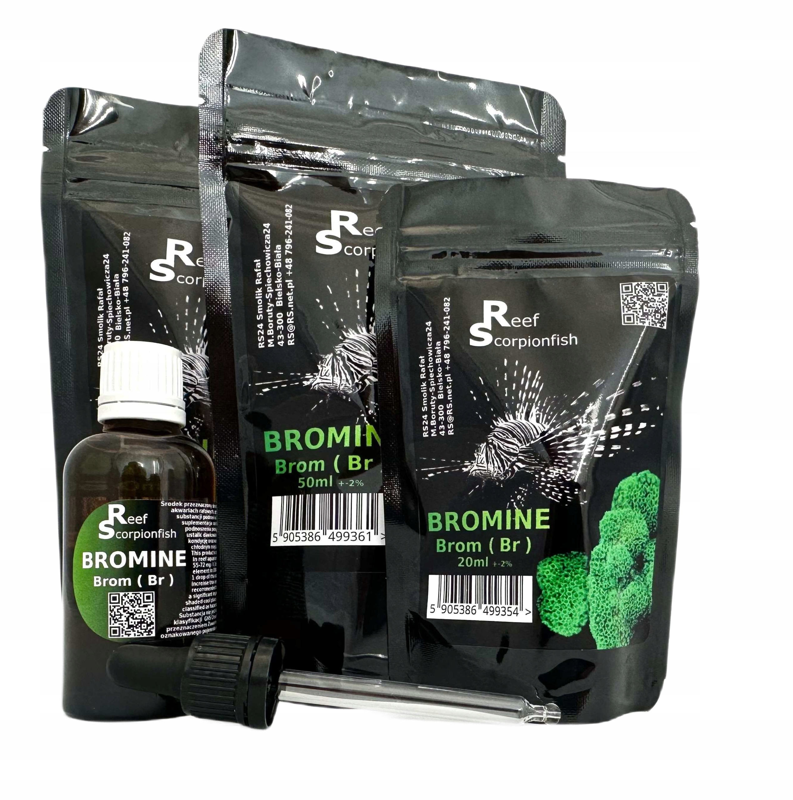 Doplněk Bromu Reef Scorpionfish Bromine 50 ML Pro Mořské Akvárium