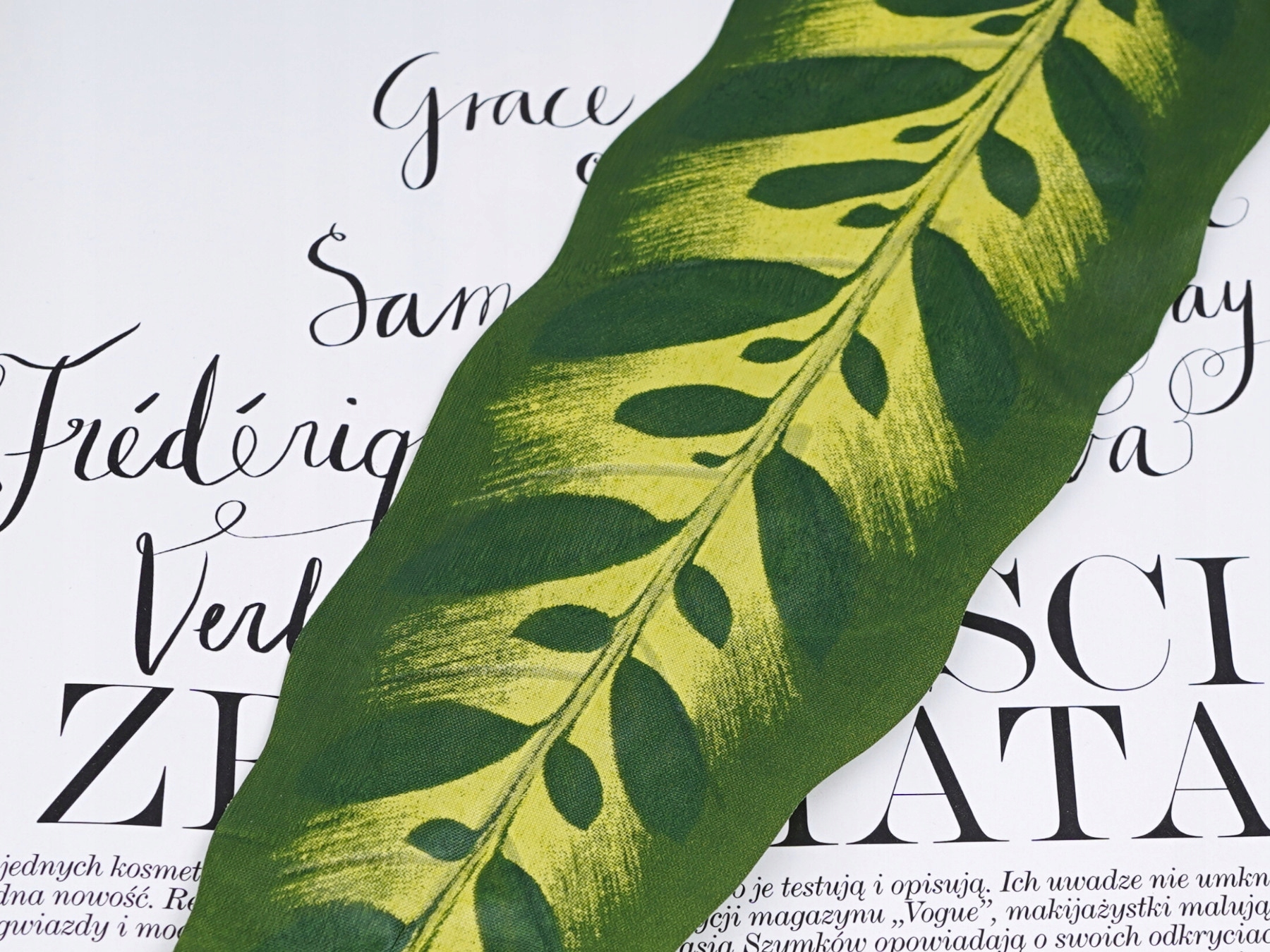 SZTUCZNE LIŚCIE GAŁĄZKA 57cm LIŚCIE DO BUKIETÓW WIĄZANEK FLORET Typ inny