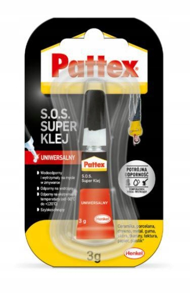 

Pattex Klej Uniwersalny Sos 3G