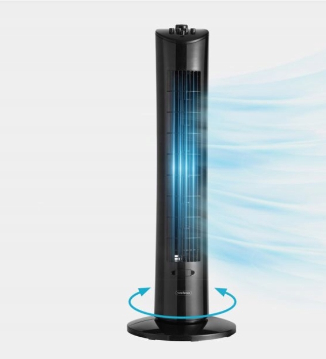 Wentylator Wieżowy Stojący Z Tacką Na Aromaty