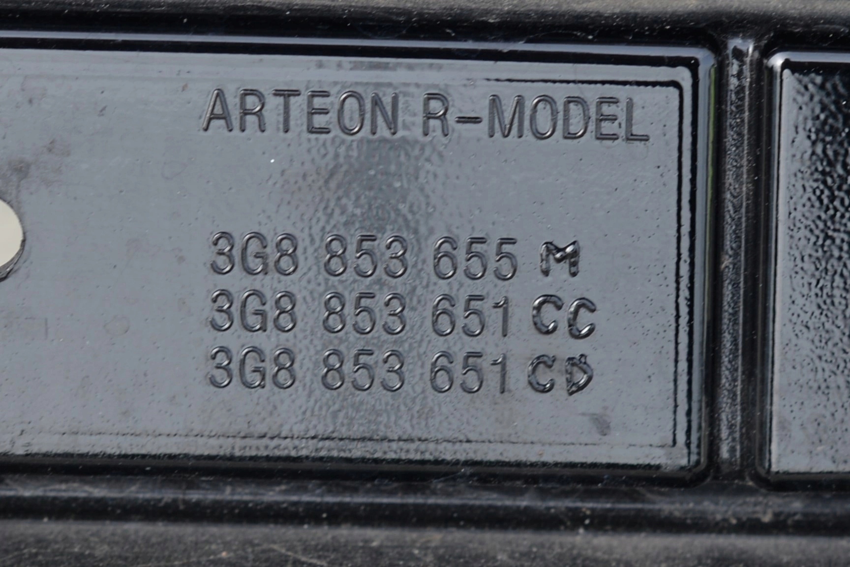 VW ARTEON R-LINE LIFT GRILL ATRAPA CHŁODNICY PRZÓD 3G8853655M Wersja Europejska