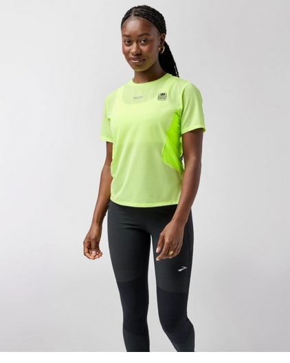 Koszulka do biegania damska High Point Short Sleeve 2.0 oliwkowa S