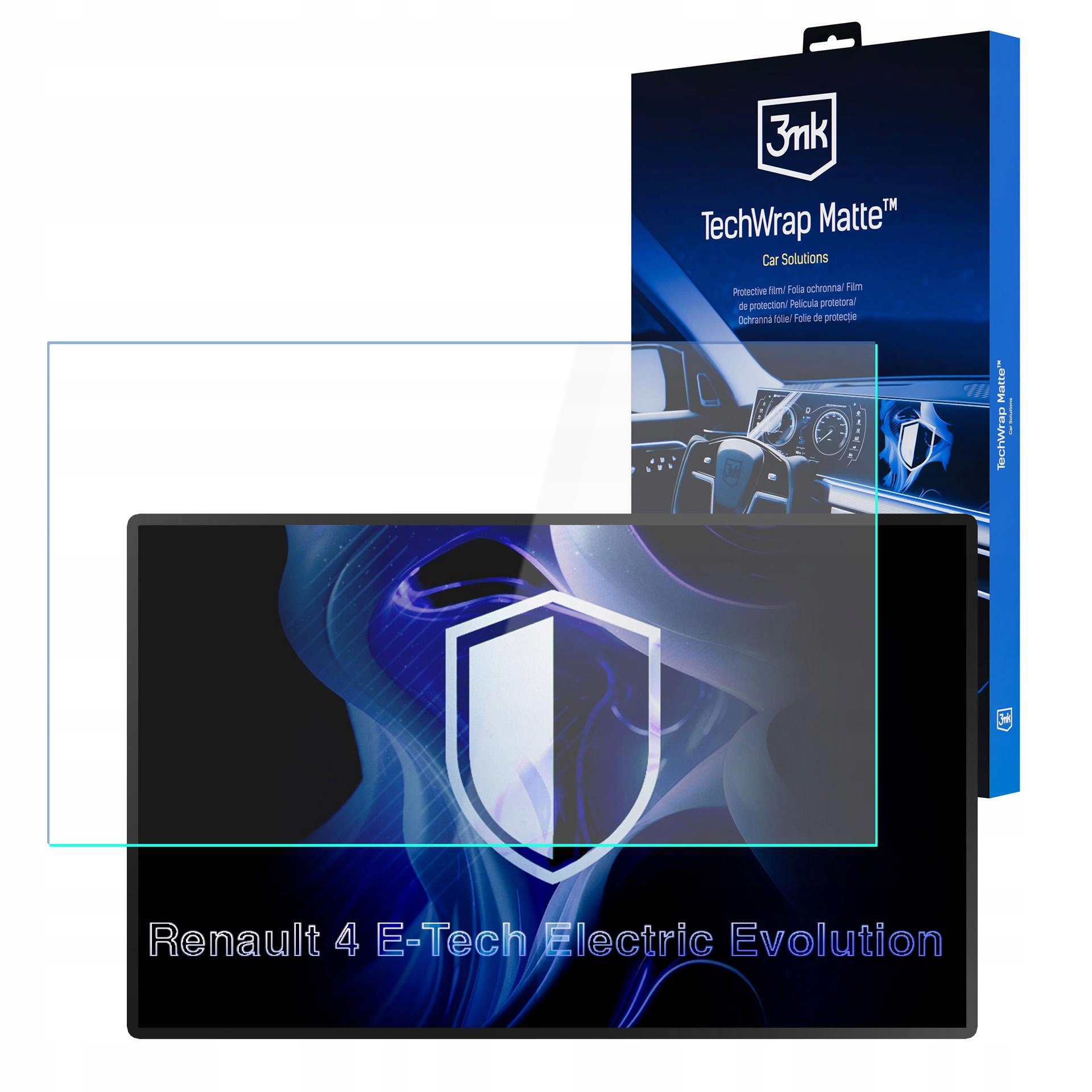 Folia ochronna na ekran do Renault 4 E-Tech Electric Evolution 3mk TechWrap